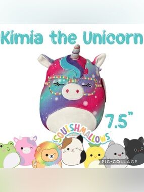 ✨Squishmallows✨Kimia the Unicorn✨7.5” Plush Stuffed Animal✨